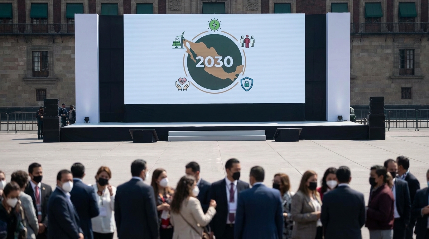 Sheinbaum presenta visión de México al 2030 en evento capitalino