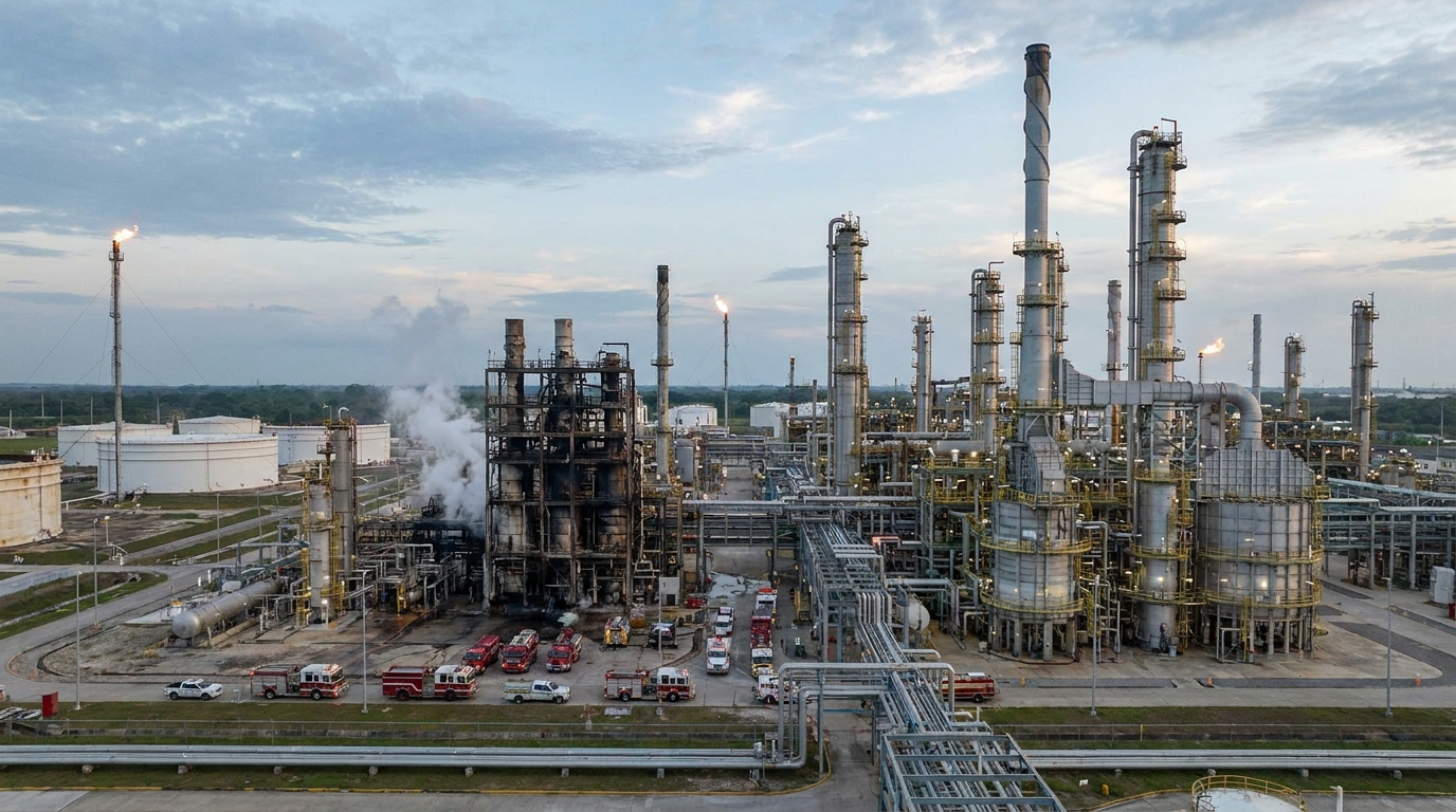 Incendio en refinería Olmeca de Dos Bocas es controlado por Pemex sin heridos ni paralización operativa