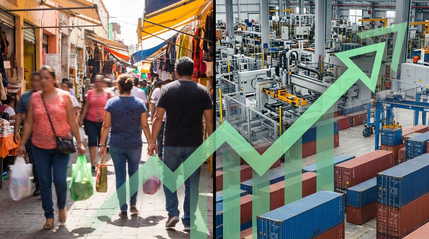 Economía de México cierra 2025 con crecimiento superior a las proyecciones