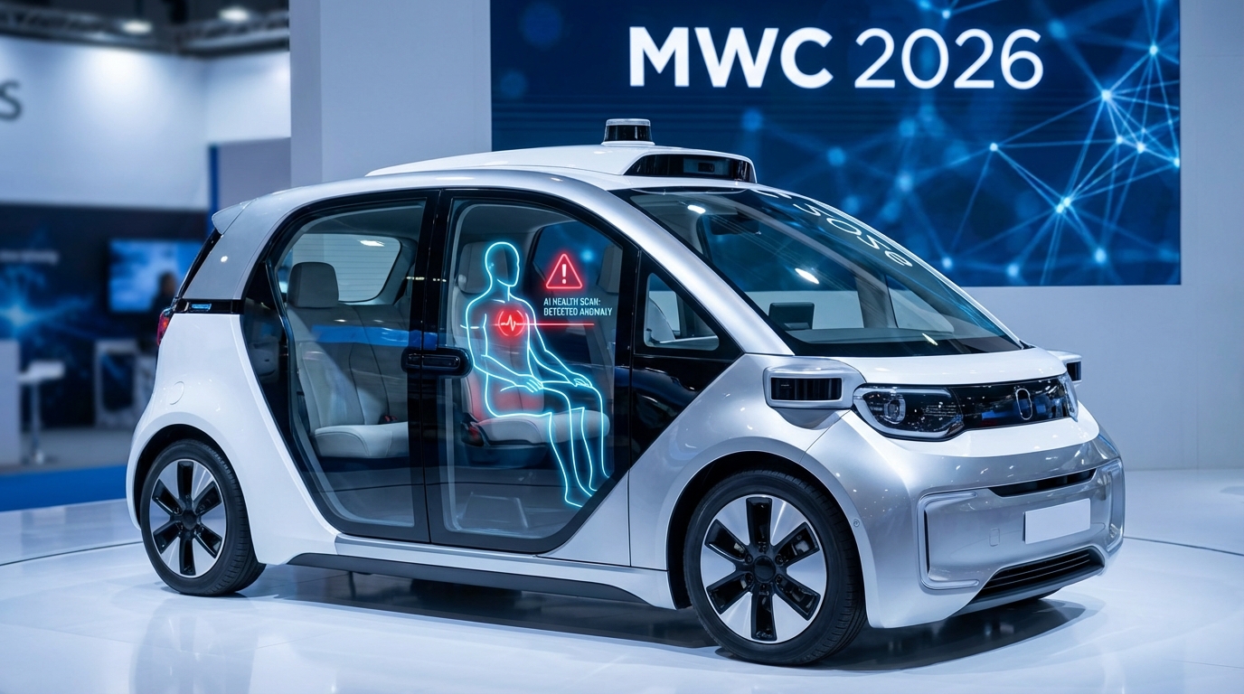 MWC 2026 presenta taxi autónomo con IA que detecta pasajeros enfermos o en peligro