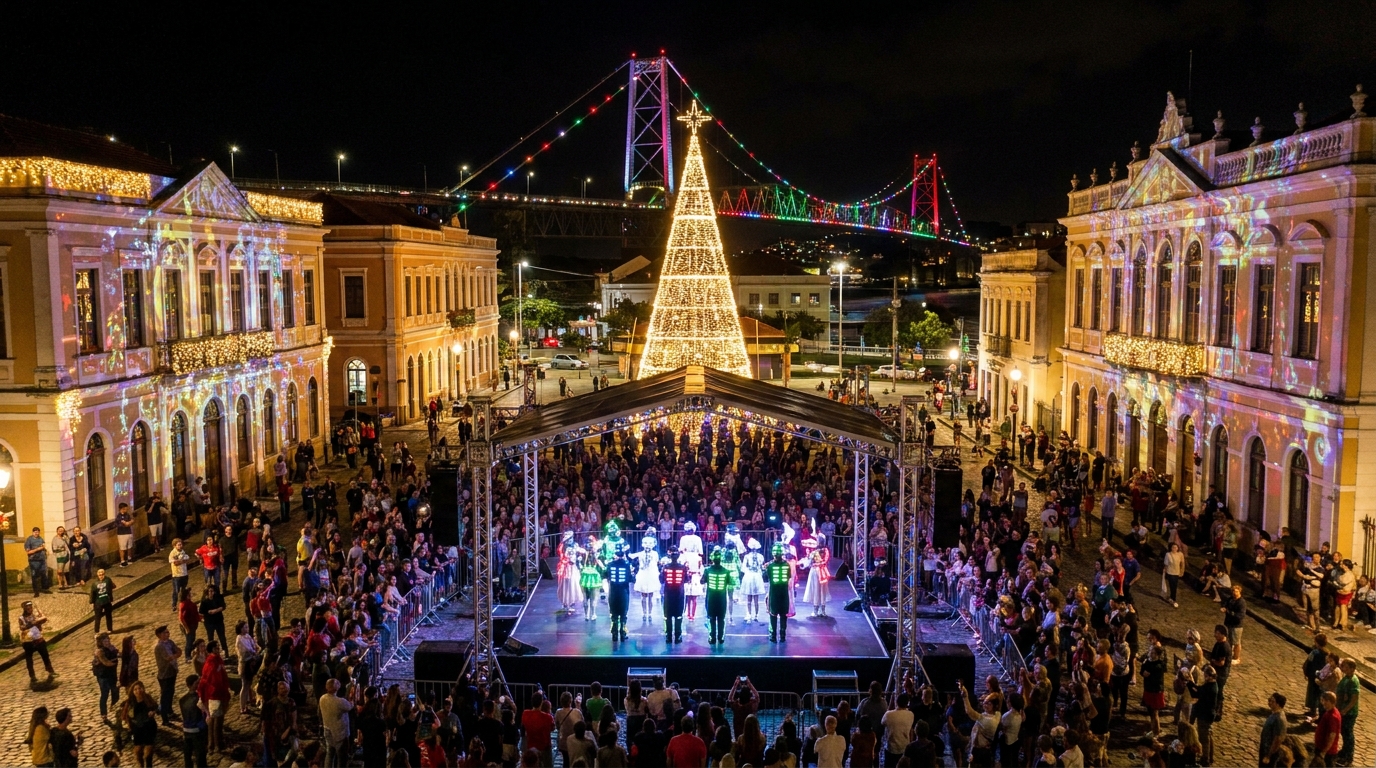 Santa Catarina destina R$ 600 mil a espectáculos del Natal Luz en Florianópolis