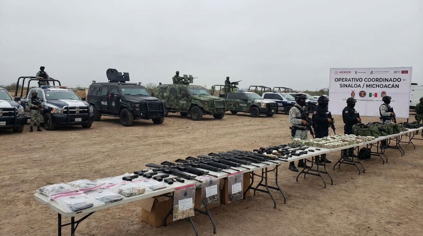 México captura a presuntos líderes de cárteles en operaciones coordinadas el 10 de marzo