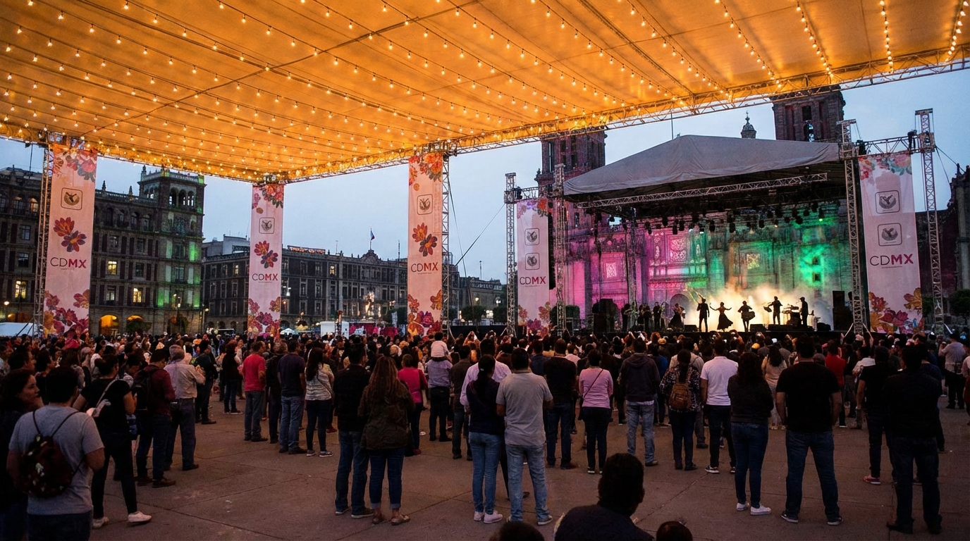 CDMX anuncia festival "Noche de Primavera" para 2026 con 450 artistas en 20 sedes