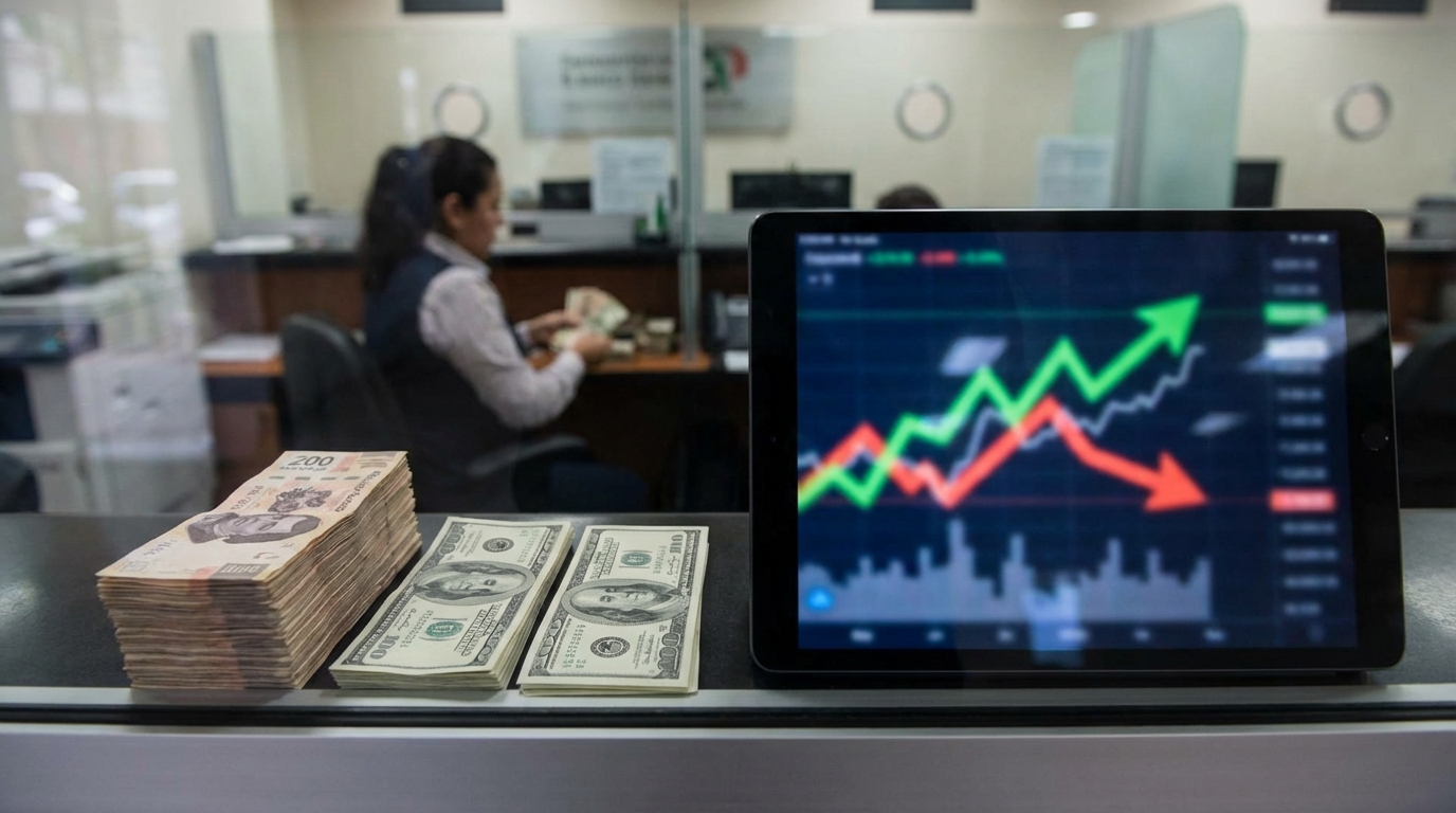 Dólar se cotiza en 20.45 pesos en bancos mexicanos el lunes 9 de febrero de 2026