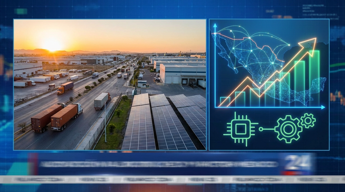 Nearshoring y tecnología proyectan crecimiento sostenido para la economía mexicana hacia 2026