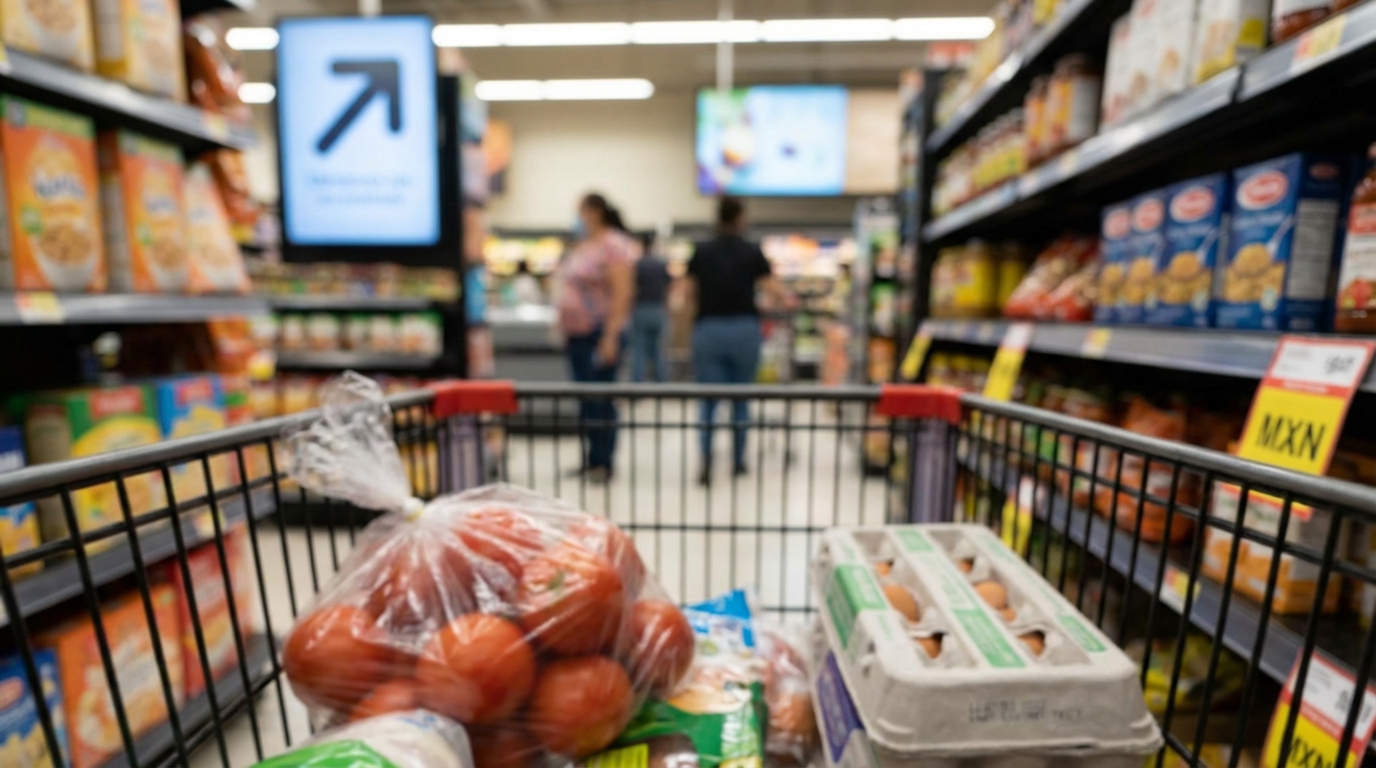 Inflación en México acelera a 3.80% en noviembre, superando pronósticos del mercado