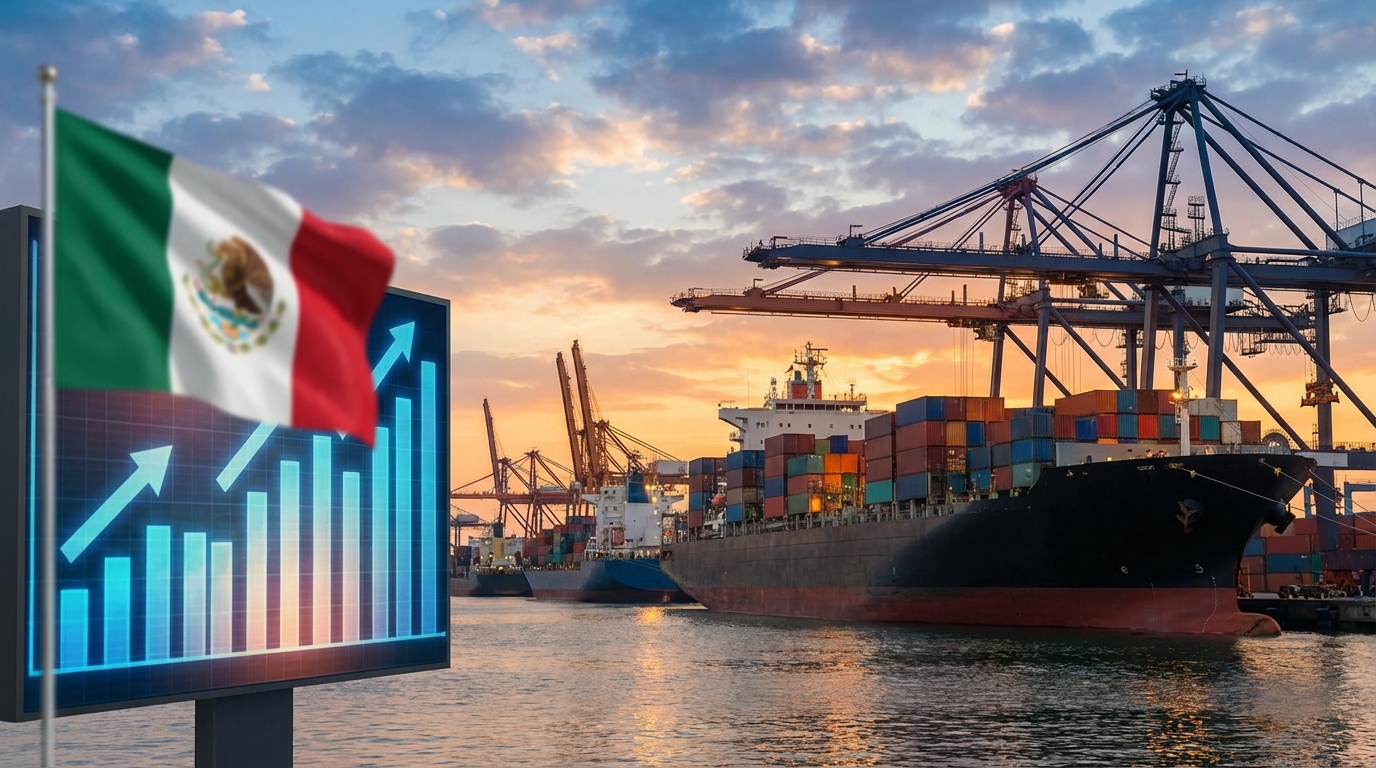 México prevé récord en exportaciones e inversión extranjera directa para 2026, según COMCE