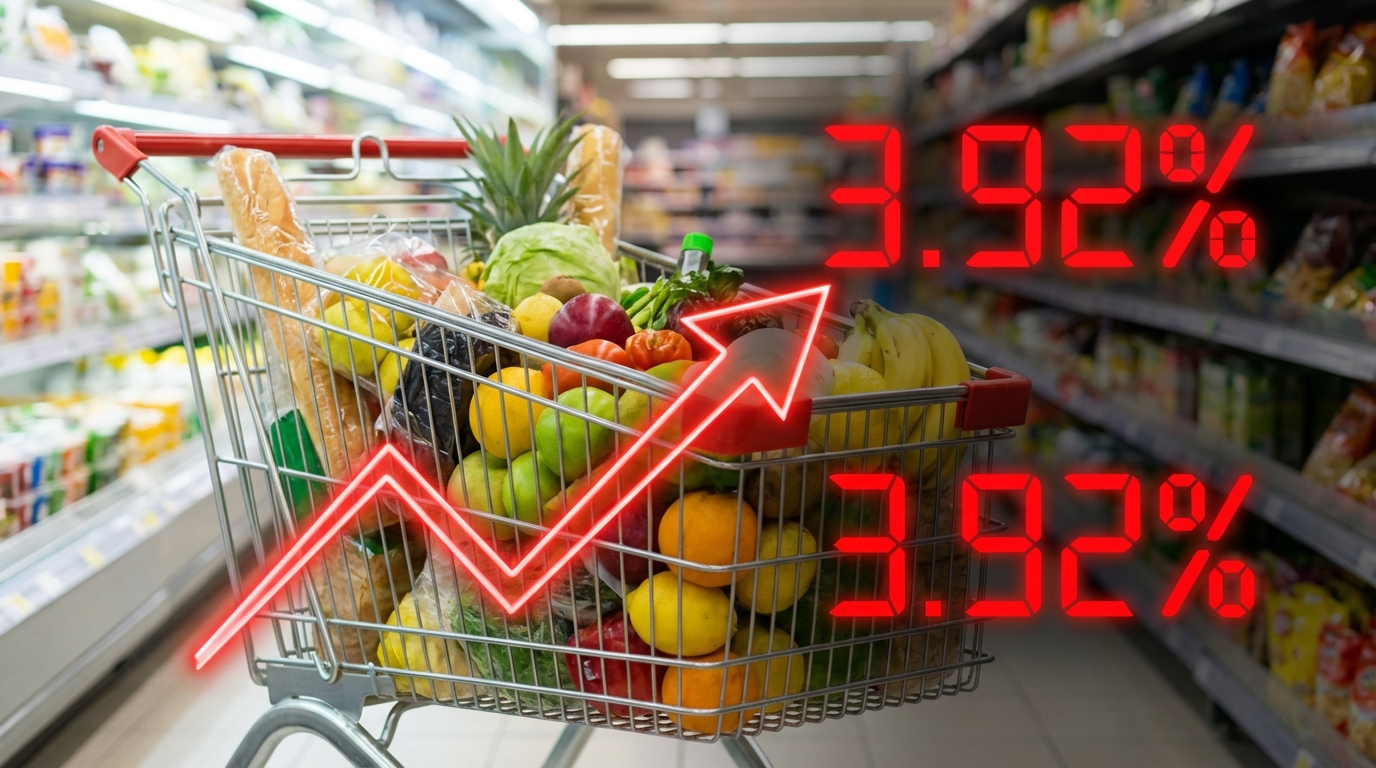 Inflación en México acelera a 3.92% anual por tercera quincena consecutiva