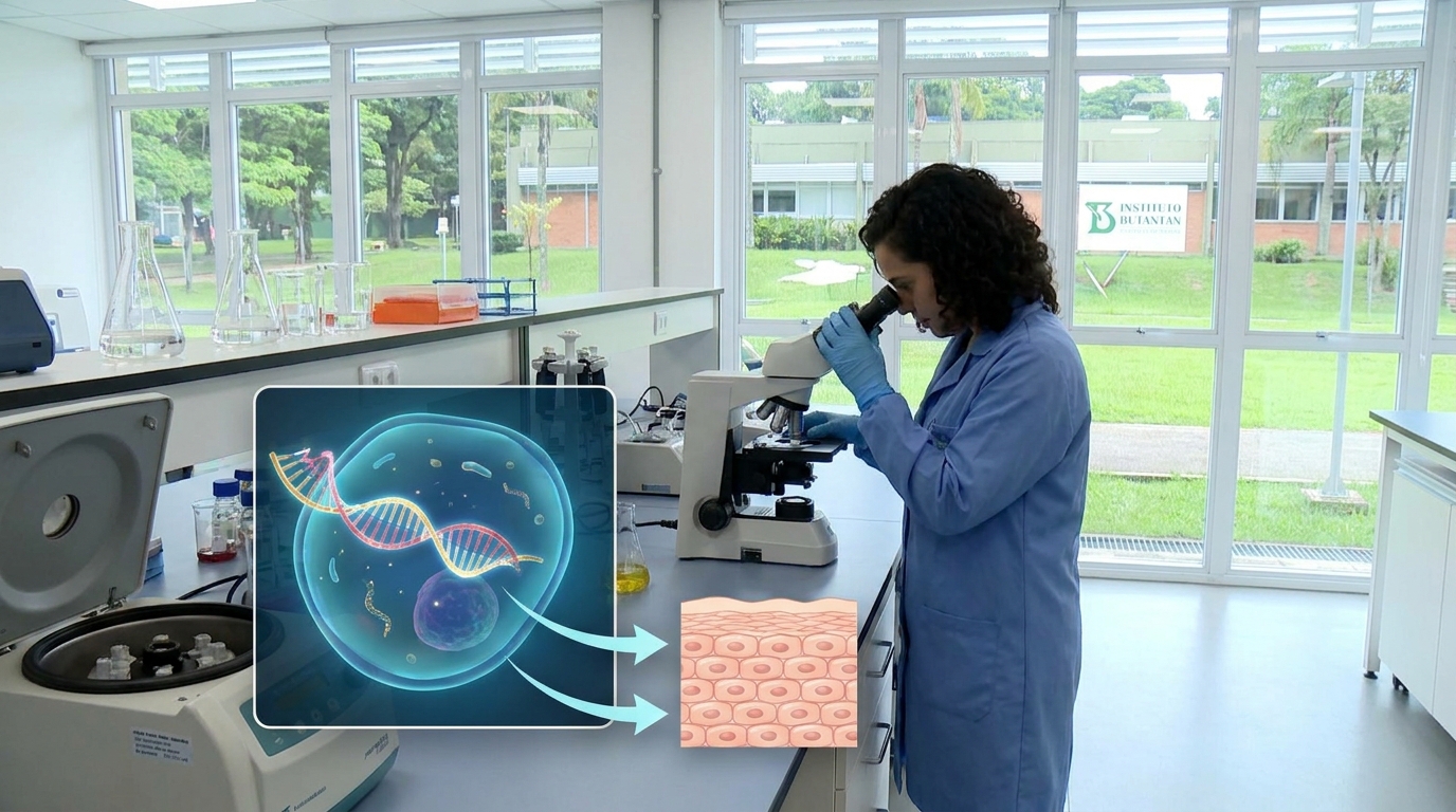 Butantan prueba vacuna de ARN mensajero contra cáncer de piel