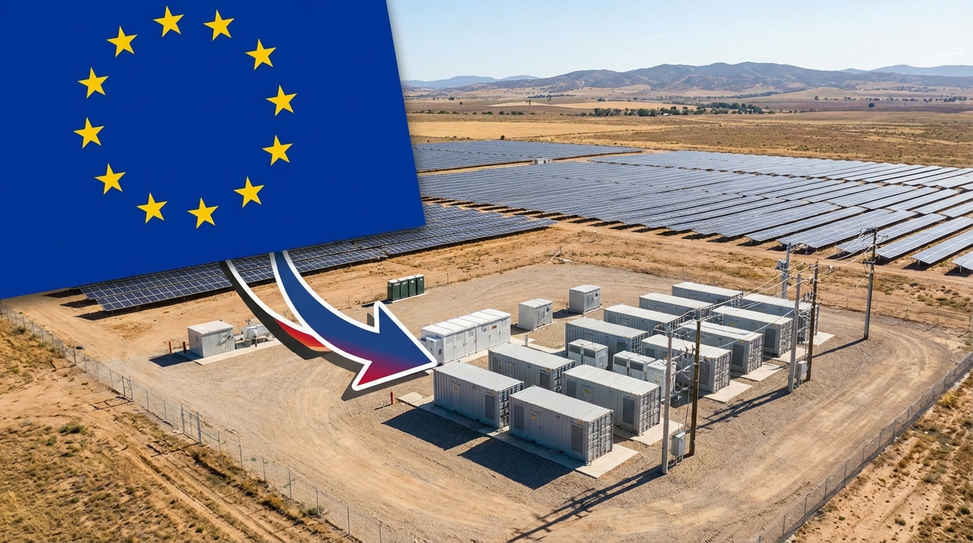 UE libera 20 millones de euros para modernizar sistema energético y optimizar almacenamiento en transición renovable