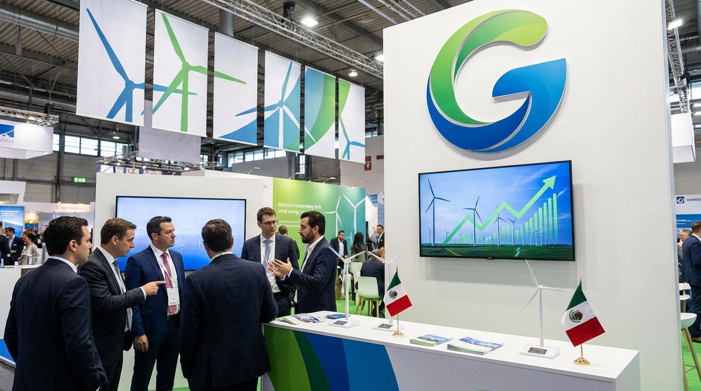 Empresa mexicana GNera Energía destaca en WindEurope 2026 con estrategias para maximizar el valor de la energía eólica