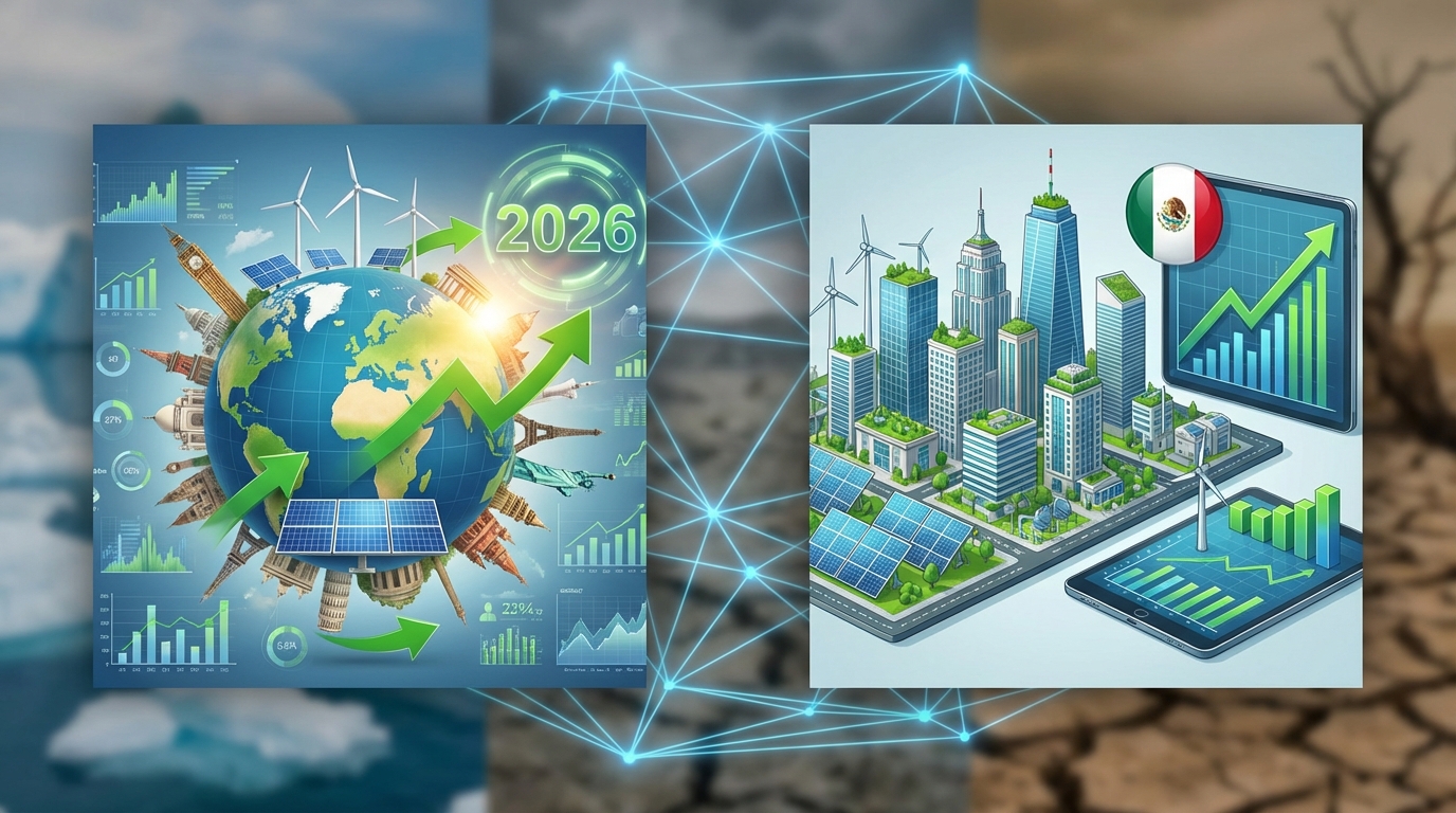 Expertos anticipan avances clave en sostenibilidad global para 2026 con impacto en inversiones mexicanas
