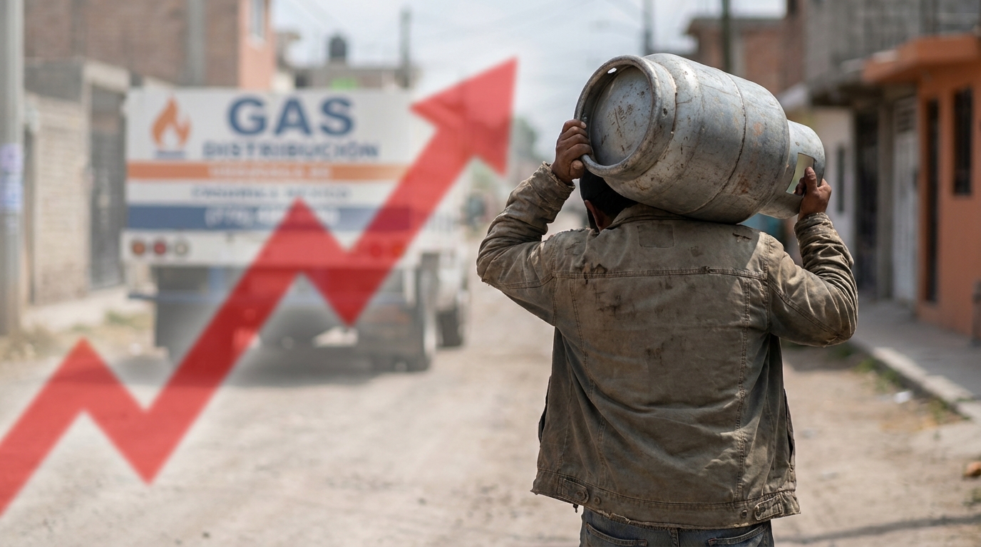 Aumentan precios del gas LP en 14 entidades mexicanas del 22 al 28 de marzo de 2026