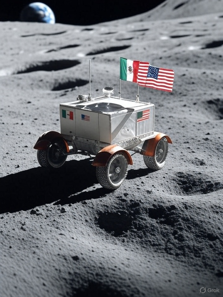 NASA y México colaboran en misión lunar con instrumentos mexicanos