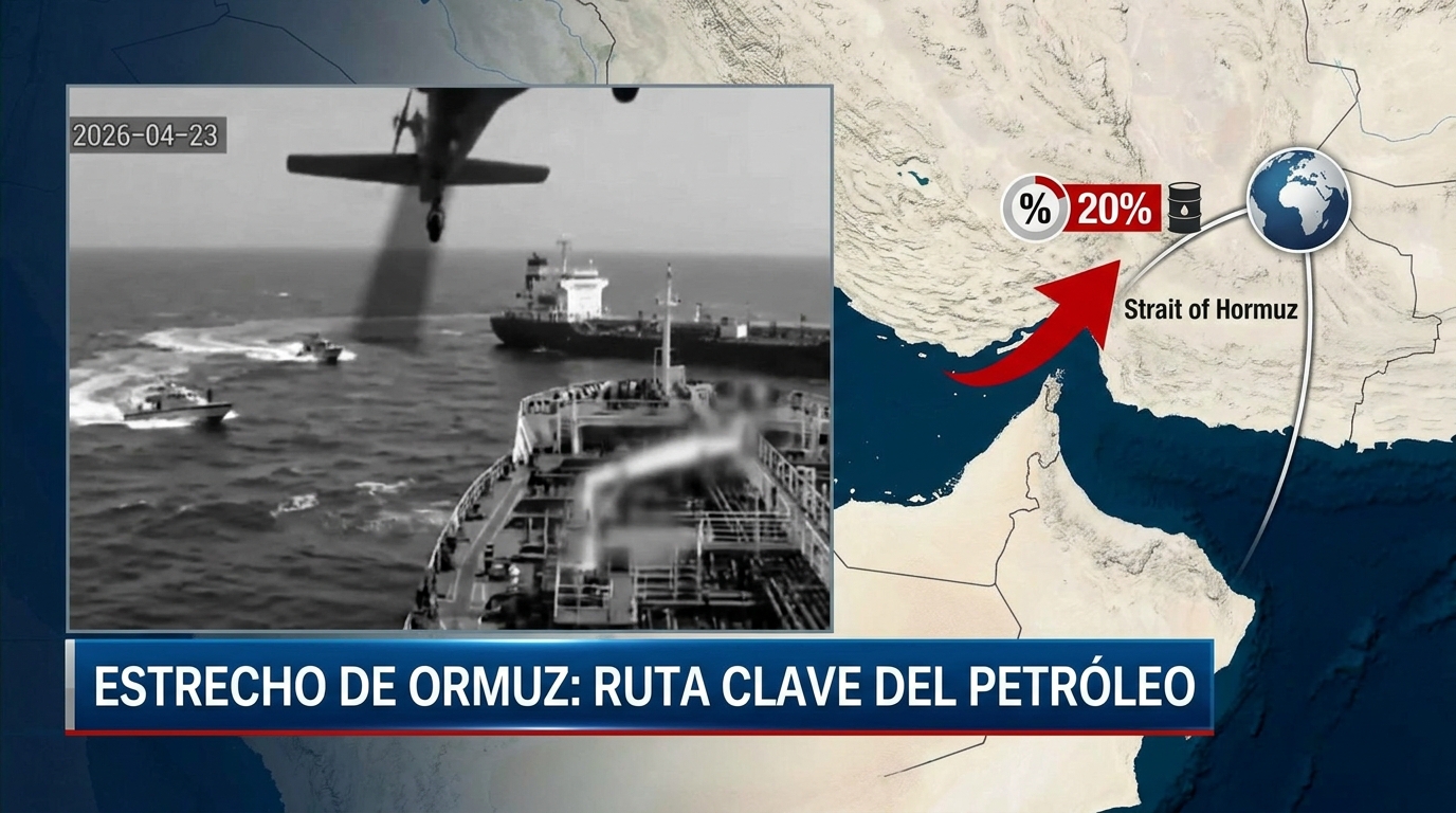 Irán difunde video de abordaje a dos buques en el Estrecho de Ormuz, ruta clave para el comercio petrolero global