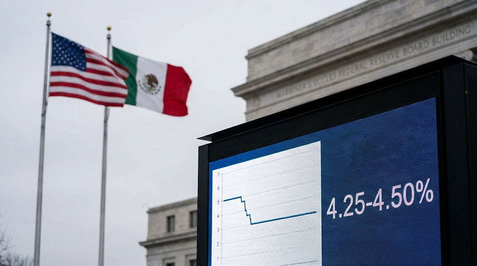 Fed mantiene tasas de interés sin cambios; estabilidad para el peso mexicano