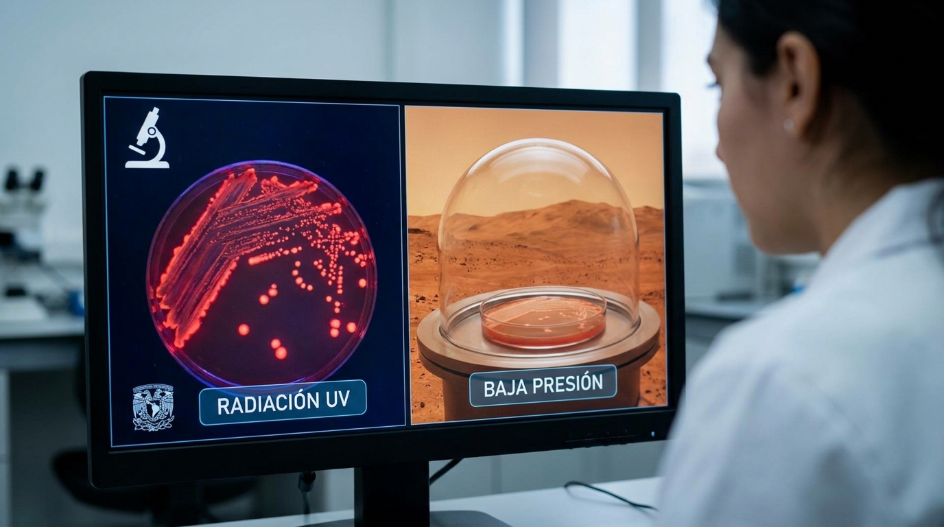 Bacterias terrestres sobreviven en condiciones marcianas, según estudio de la Universidad Nacional de Colombia