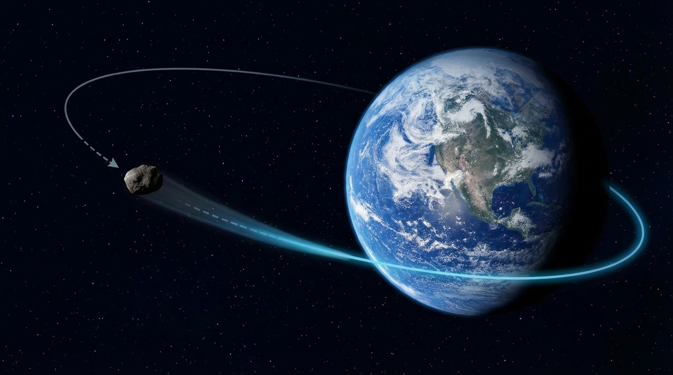 Científicos registran primer asteroide que orbitó la Tierra como satélite temporal