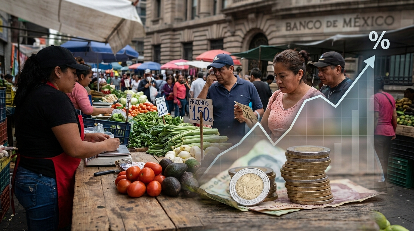 Inflación mexicana repunta a 4.63% en primera quincena de marzo