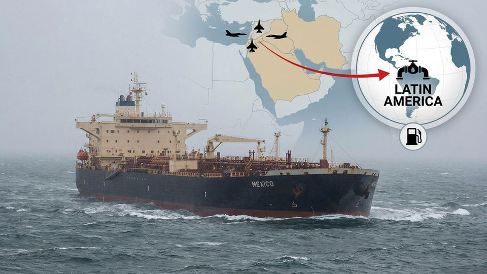 La ofensiva conjunta de Estados Unidos e Israel contra posiciones iraníes altera dinámicas geopolíticas en Medio Oriente, con repercusiones en el flujo de crudo hacia América Latina.