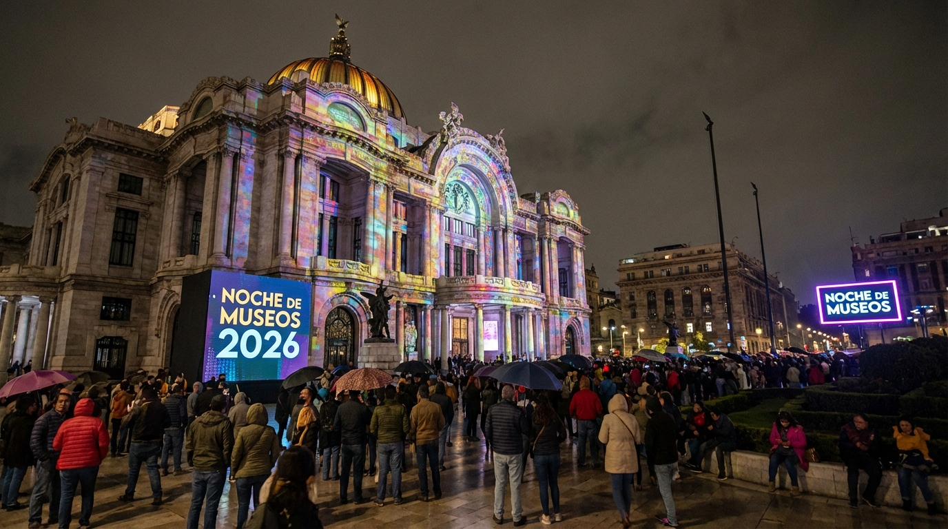 Regresa la Noche de Museos en 2026 con actividades culturales gratuitas en la CDMX