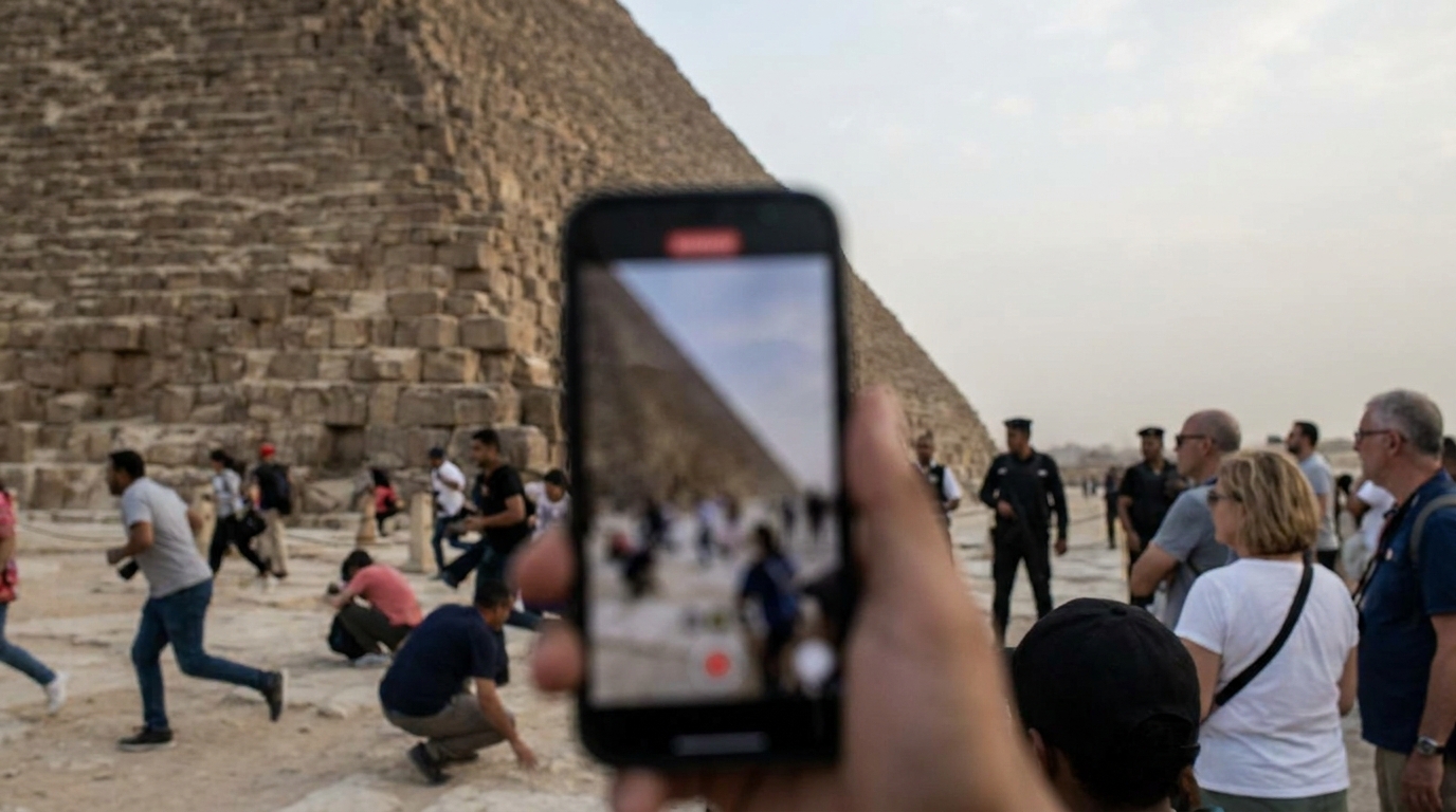 Videos capturan pánico en tiroteo en las pirámides de Teotihuacán