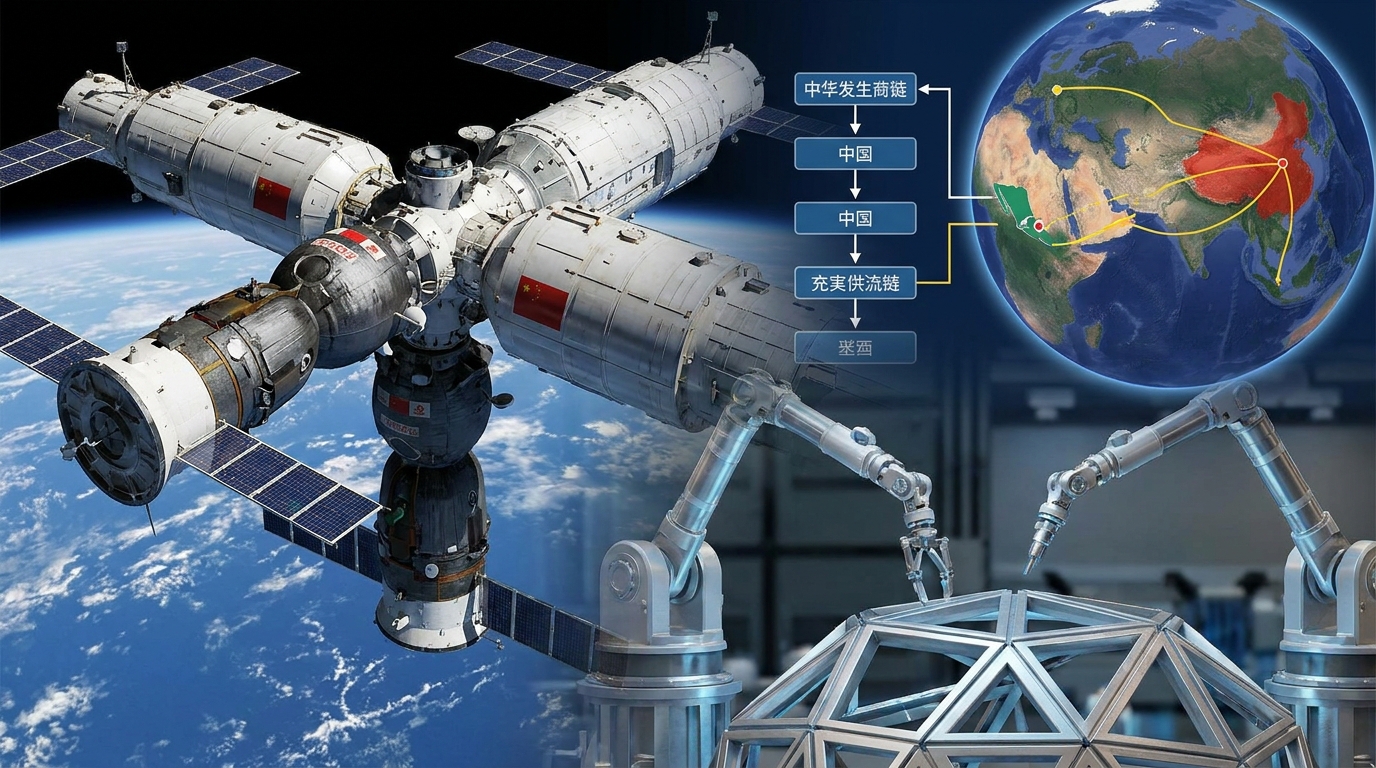 China planea fábrica productiva en el espacio orbital desde su estación Tiangong