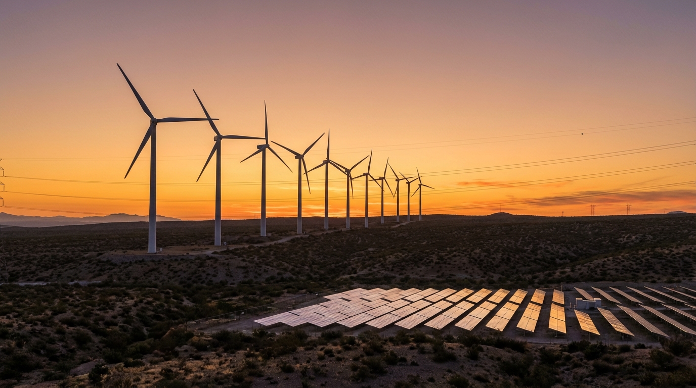 México amplía capacidad renovable con proyectos eólicos y solares en el norte del país