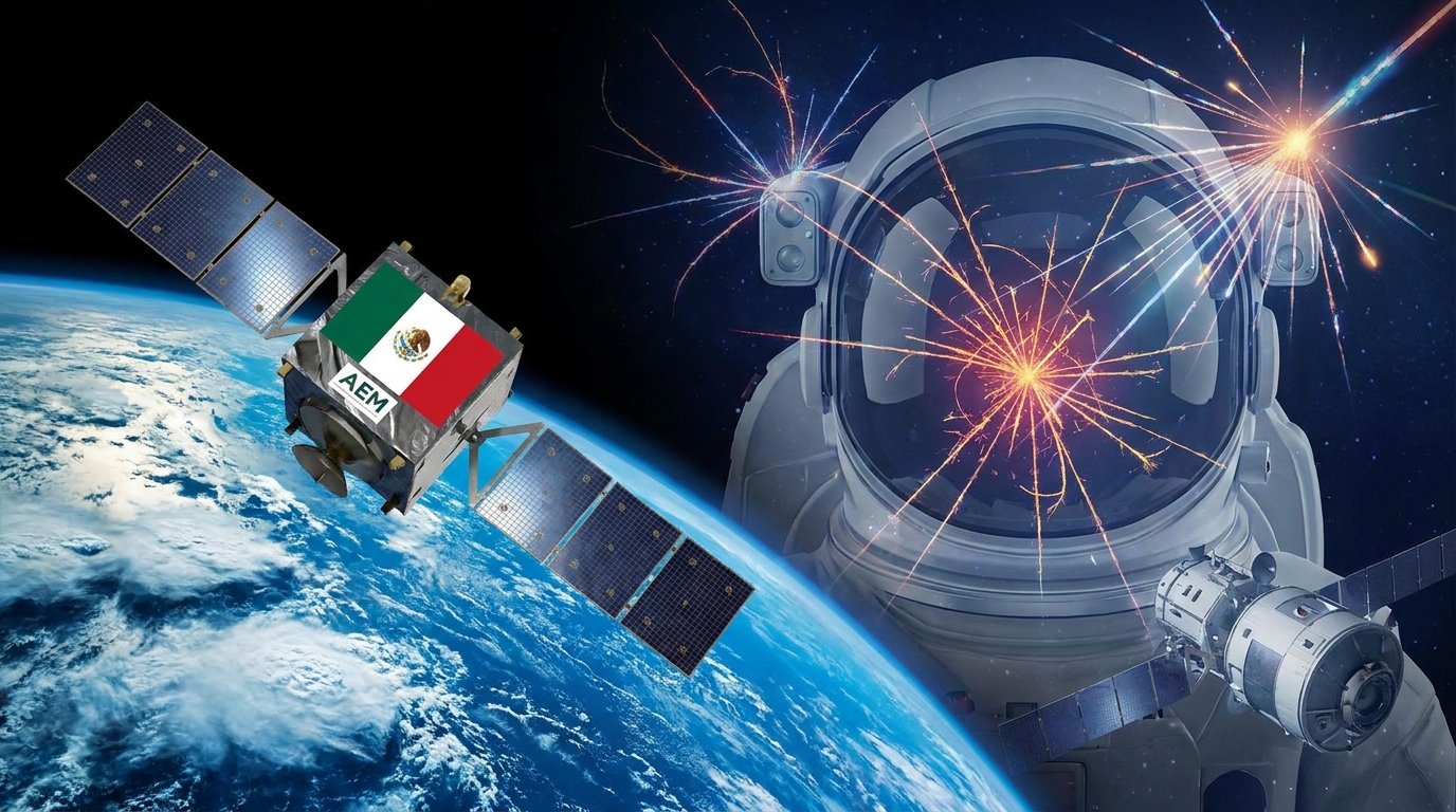 Radiación cósmica, mayor riesgo para el sector aeroespacial mexicano