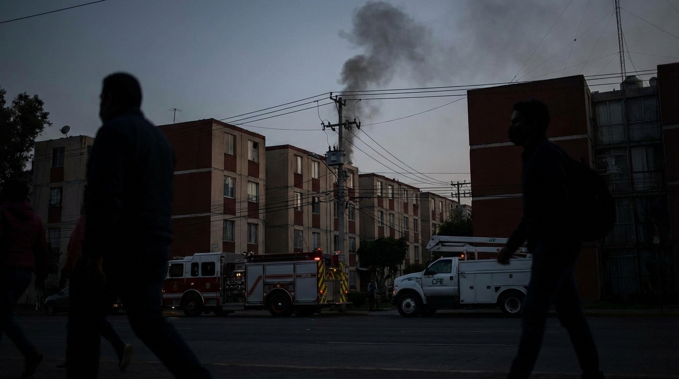 CFE anuncia apagón en colonias de la CDMX por explosión de transformador