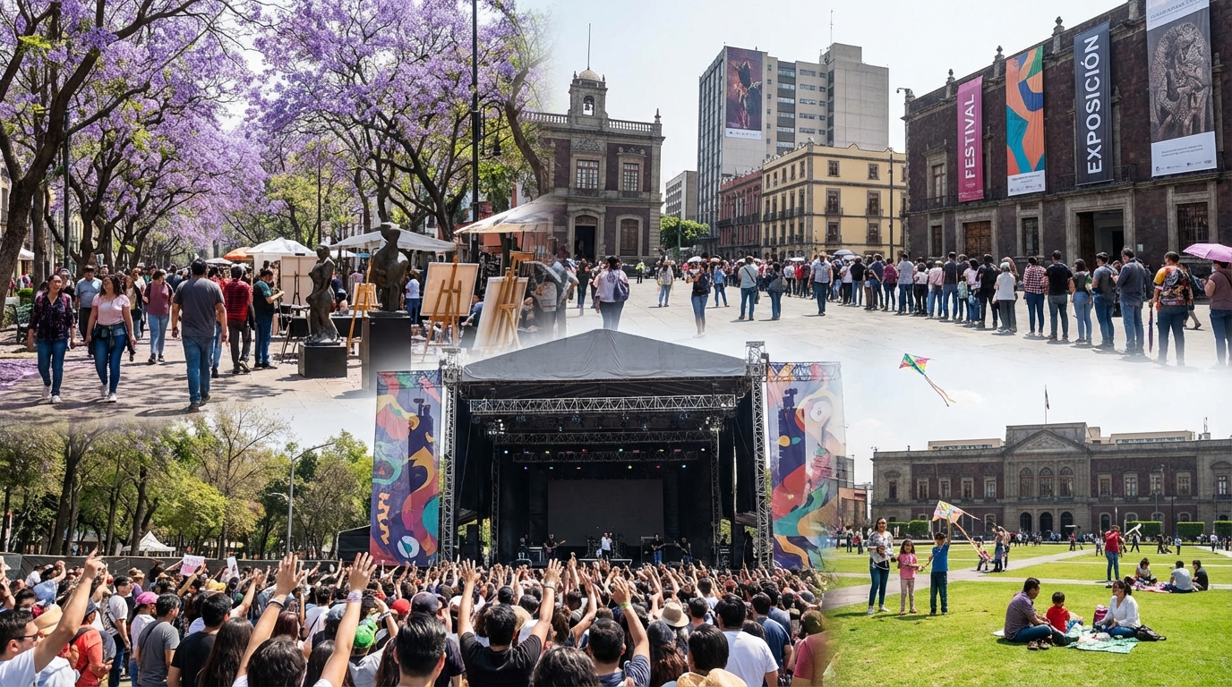 CDMX despliega agenda vibrante de eventos culturales y recreativos en marzo