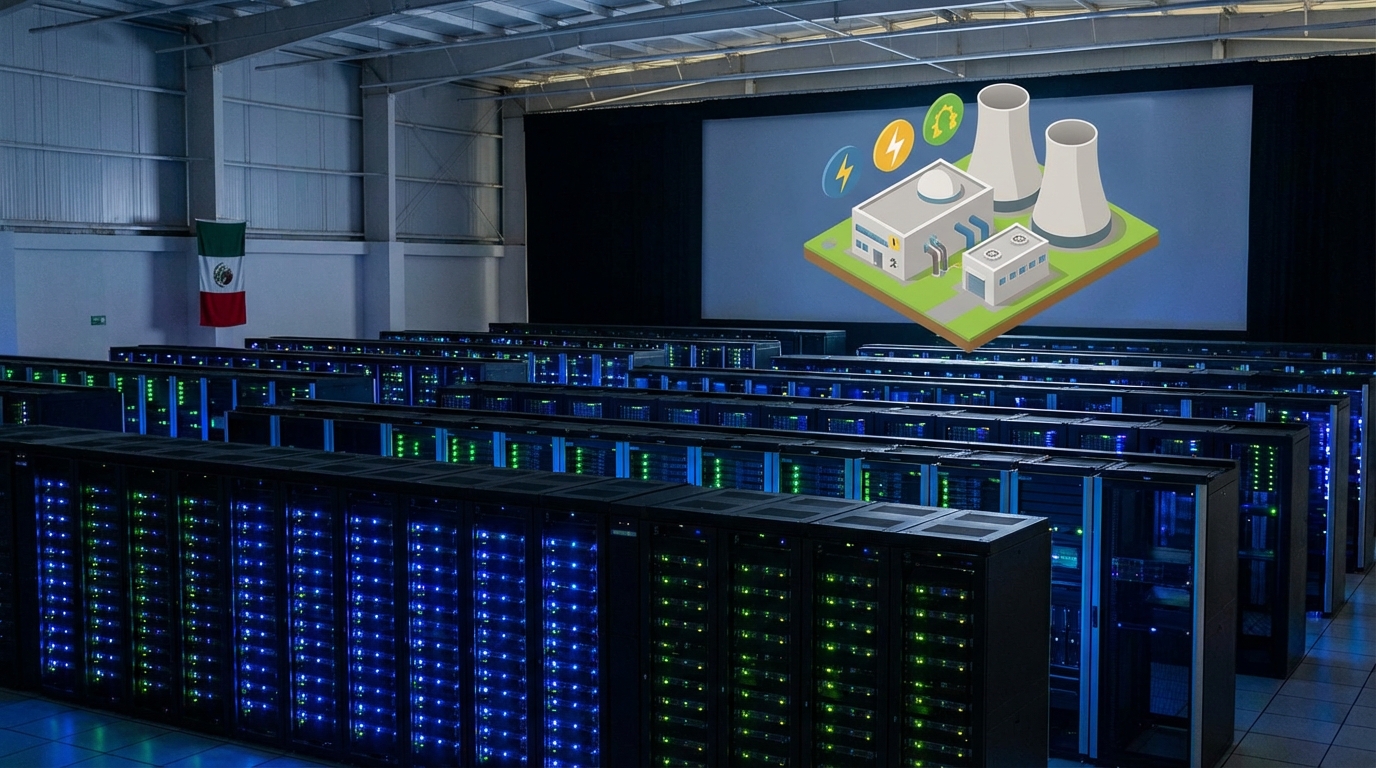 México evalúa microrreactores nucleares para satisfacer demanda eléctrica de centros de datos de IA