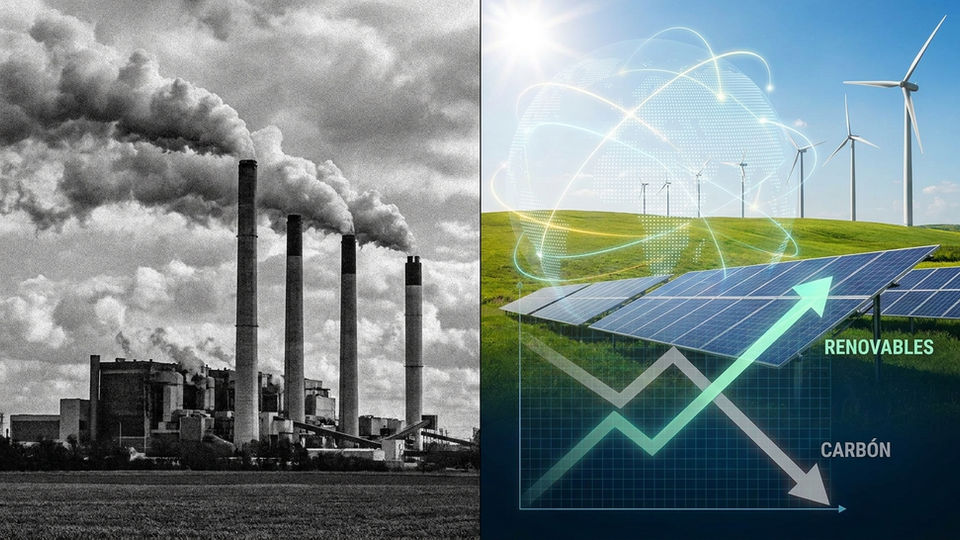 Las energías renovables generan más electricidad que el carbón a nivel global, consolidando la transición energética que posiciona a México ante nuevas oportunidades en descarbonización.