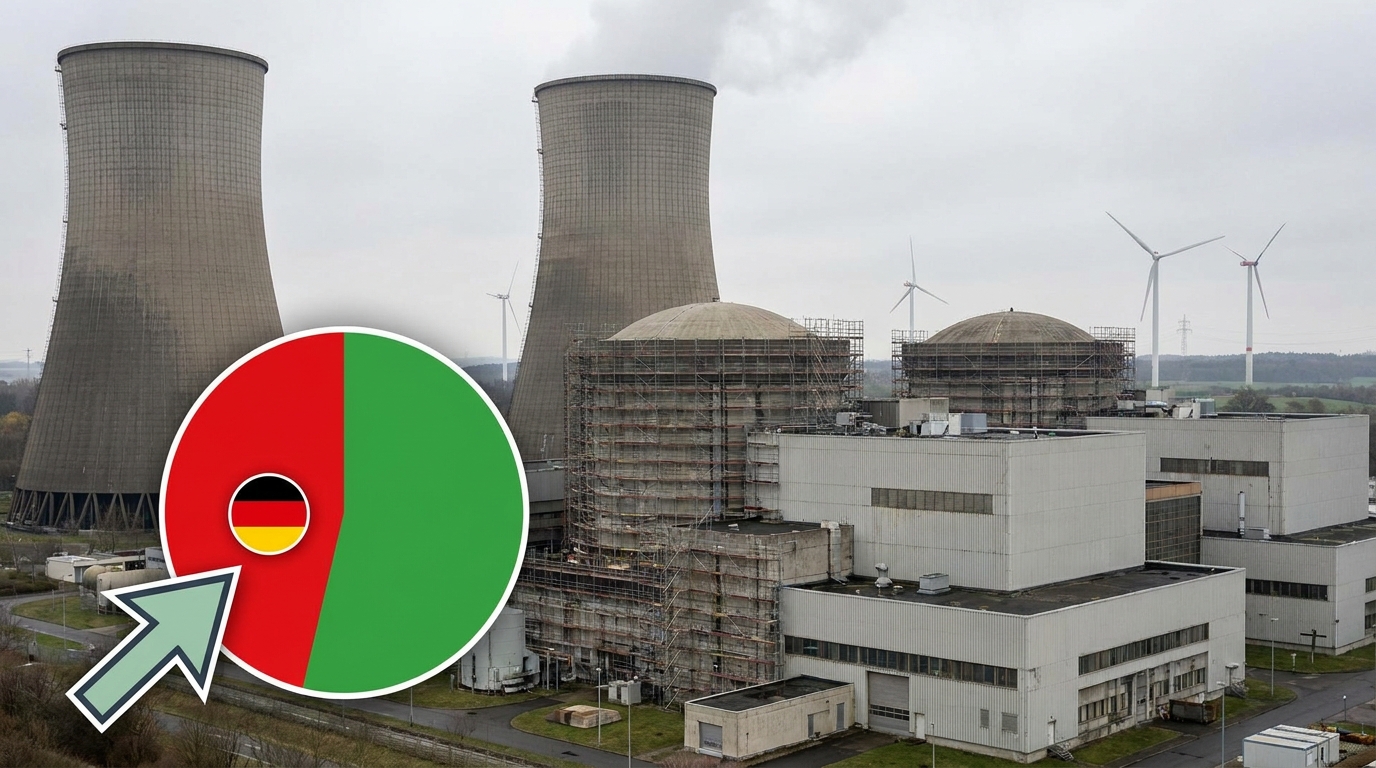 Casi la mitad de alemanes considera error el abandono de la energía nuclear