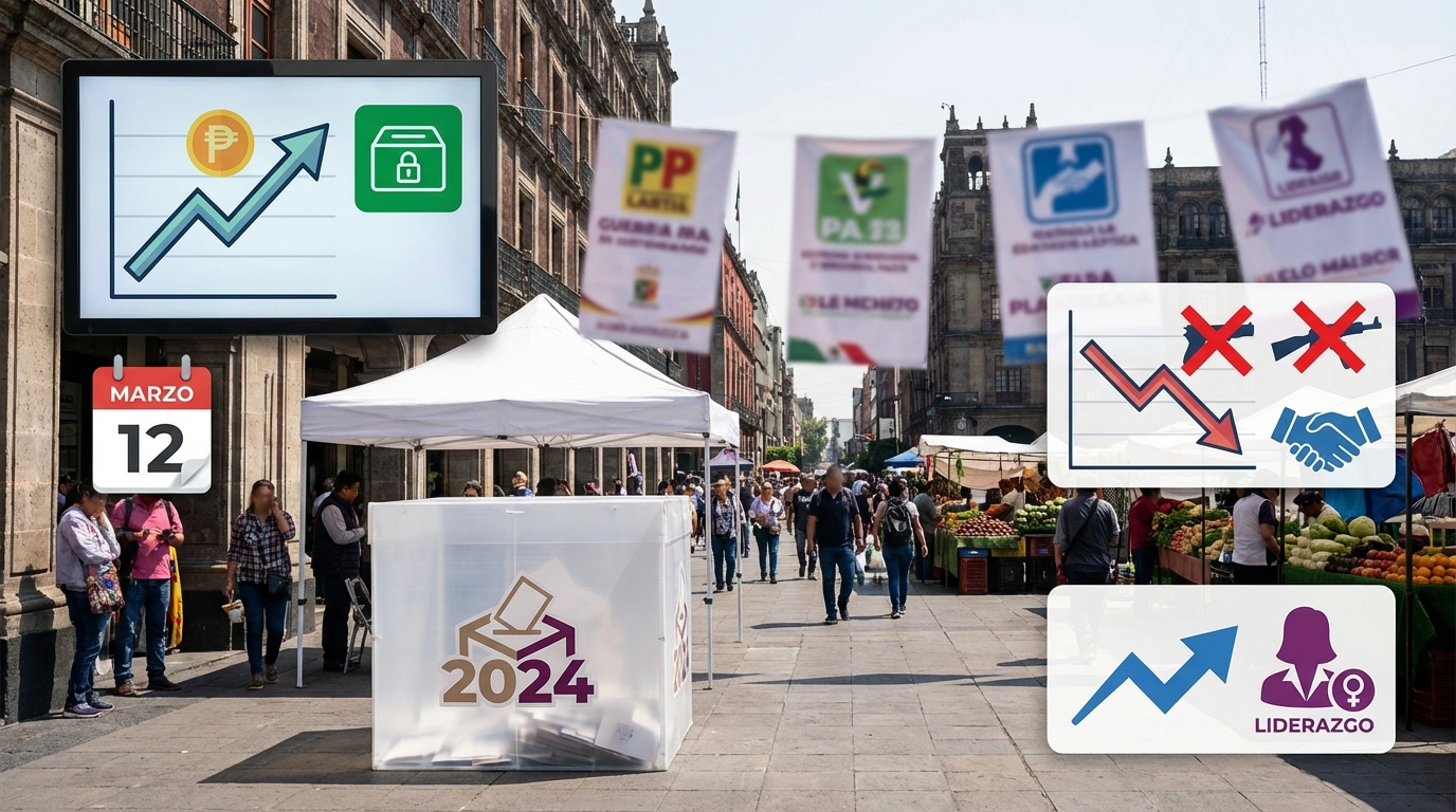 México consolida estabilidad económica y avanza en campañas electorales el 12 de marzo