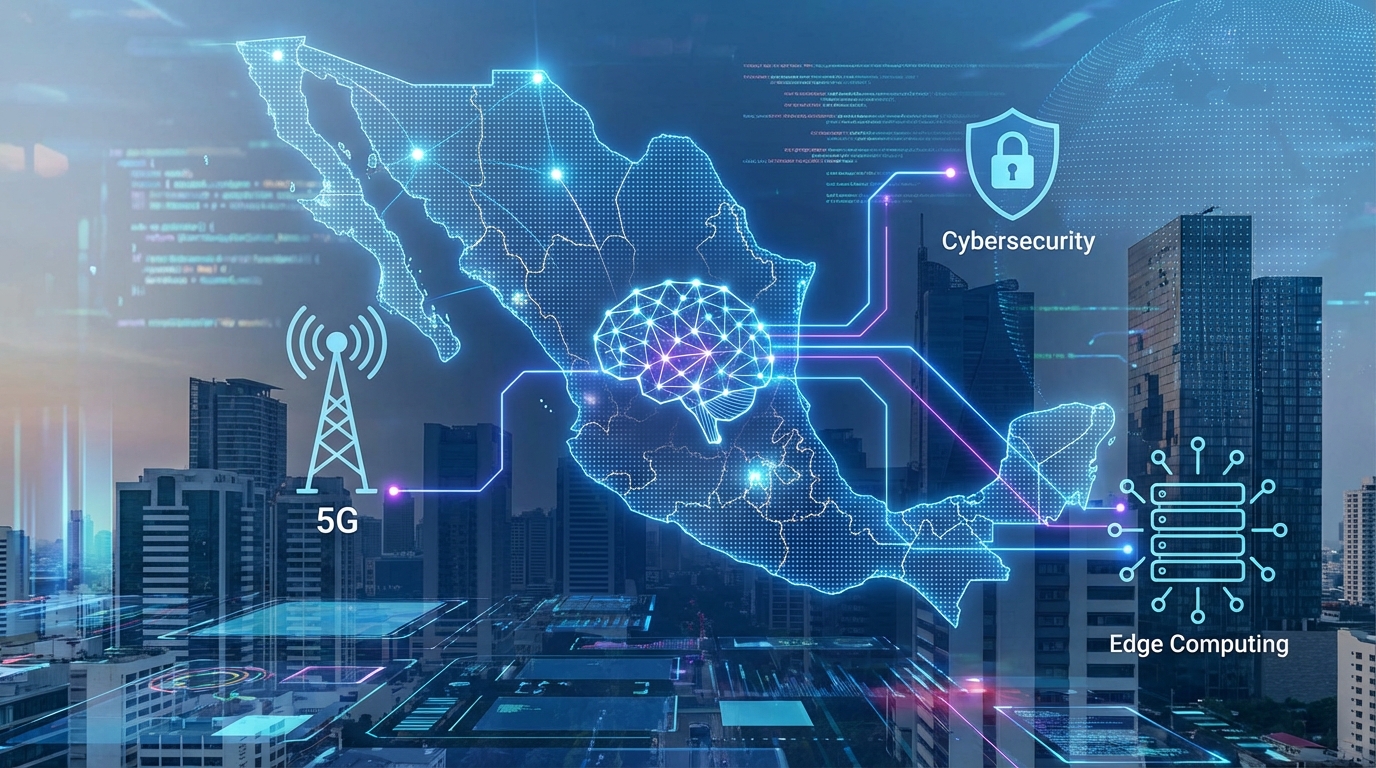 Cuatro tendencias tecnológicas impulsarán la transformación digital de México hacia 2026