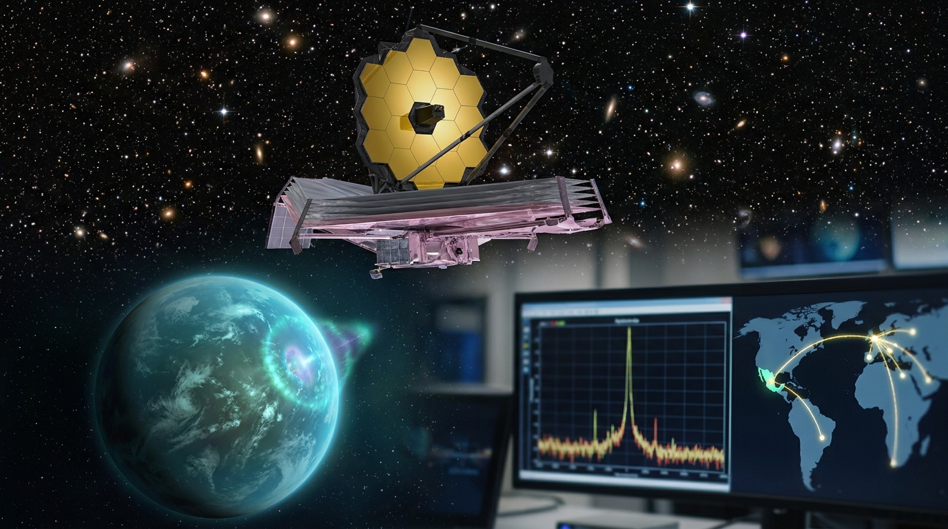 NASA detecta señales de posible vida en exoplaneta habitable