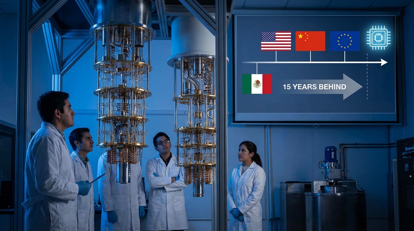 México rezagado hasta 15 años en tecnologías cuánticas frente a líderes mundiales