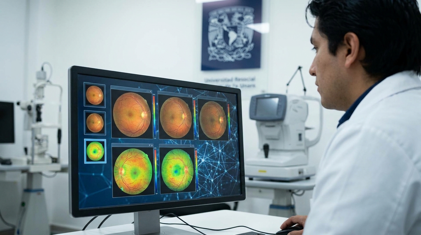UNAM avanza en detección de retinopatía diabética con inteligencia artificial