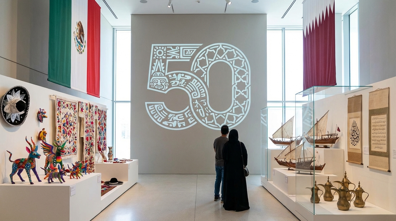 México y Qatar celebran 50 años de lazos diplomáticos impulsados por la cultura