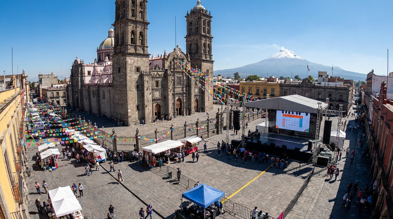 Puebla prepara agenda turística y cultural para abril de 2026