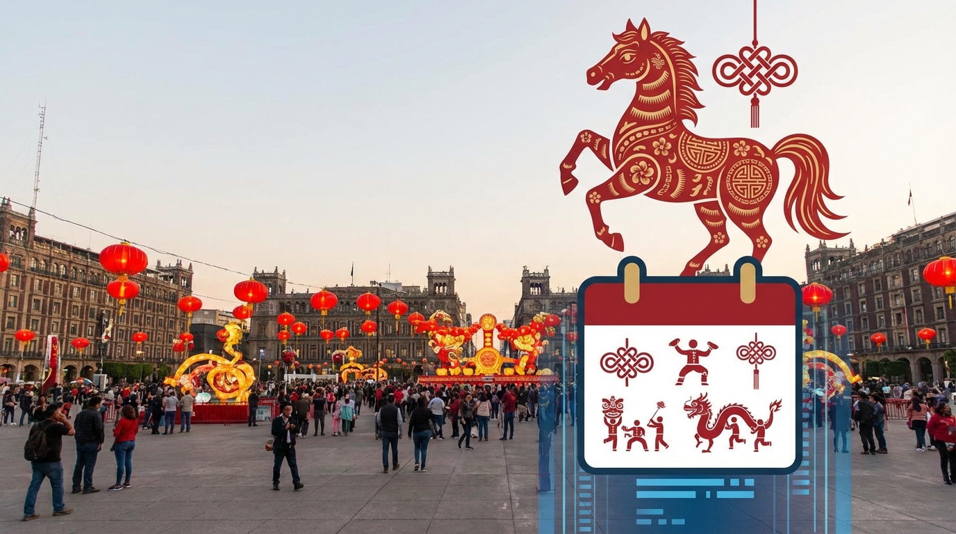 CDMX prepara cartelera cultural para el Año Nuevo Chino 2026
