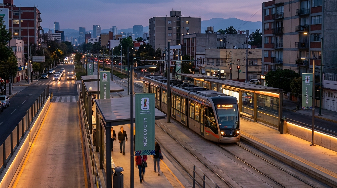 Brugada presenta plan Jugada de la Movilidad para sedes del Mundial