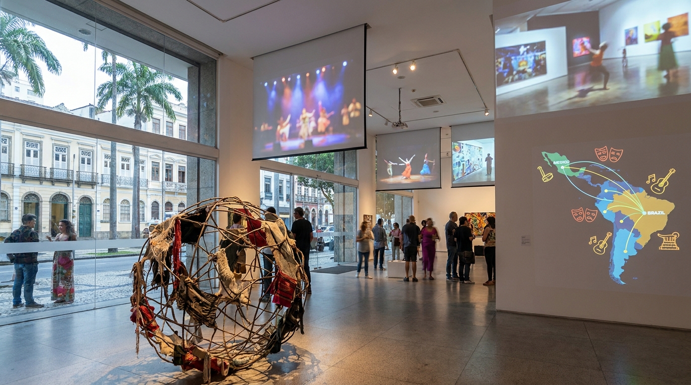 Brasil resalta escena cultural con exposiciones y espectáculos en su agenda actual