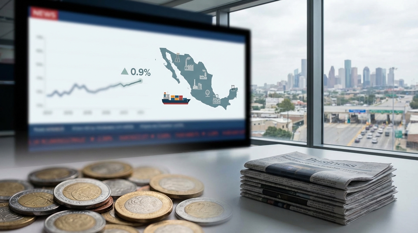 Proyecciones económicas para México en 2026 anticipan crecimiento modesto de 0.9% ante retos del TMEC
