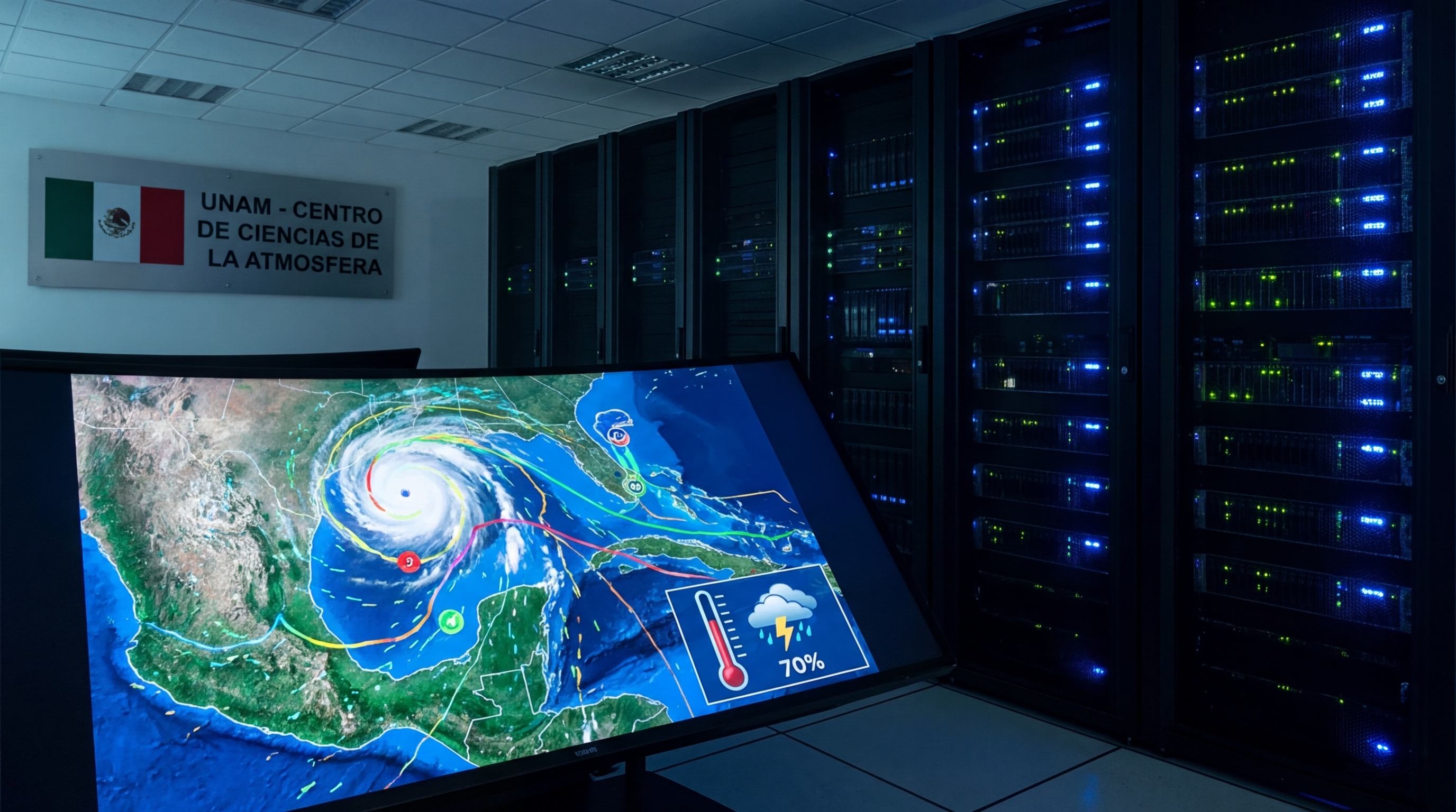 México activa supercomputadora para modelar fenómenos meteorológicos con mayor precisión