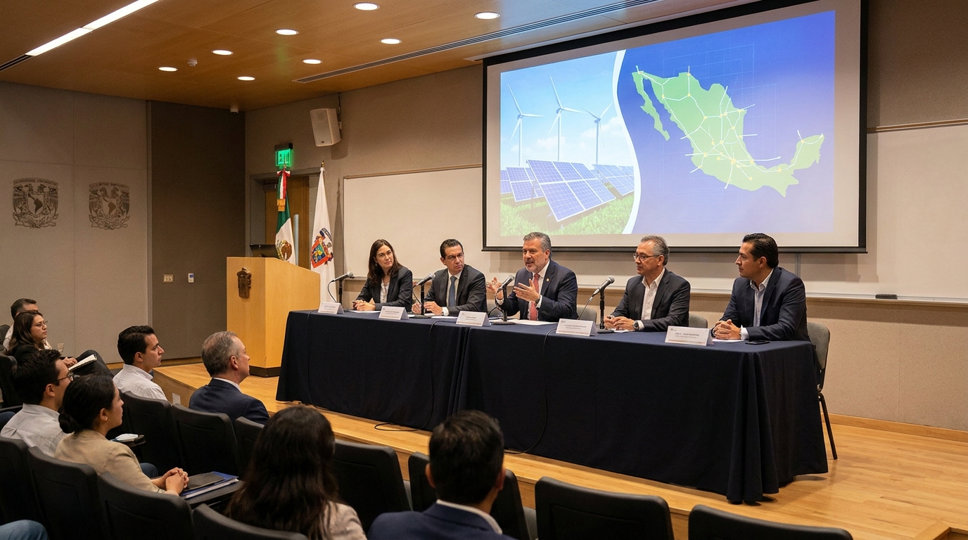 Expertos de la UNAM debaten transición energética en México