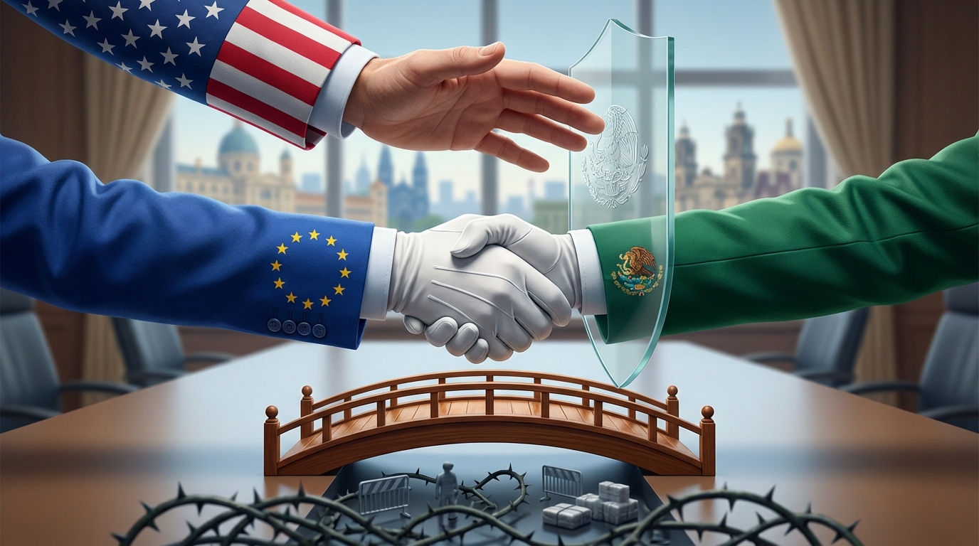 Sheinbaum a EU: cooperación sí, intervención no, ante presiones de Trump por carteles