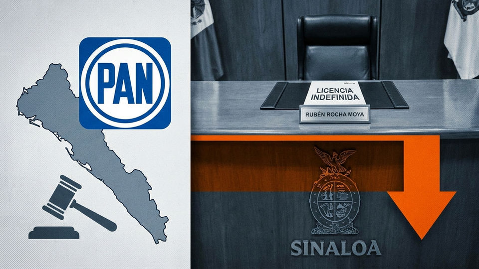 PAN exige desaparición de poderes en Sinaloa por licencia indefinida de Rocha Moya