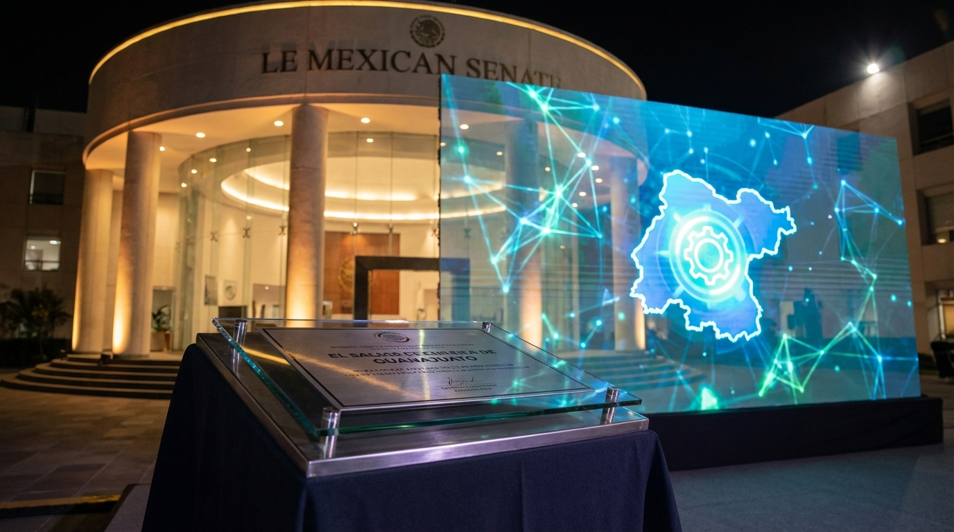 Senado de la República premia innovación tecnológica del Gobierno de Guanajuato